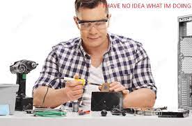 Til You Could Repair A Cpu With A Soldering Iron And A Drill Stock Image Pcmasterrace