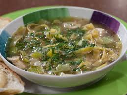 Leeky Chicken Soup Recipe Food Network Recipes Soup Recipes Chicken Soup Recipes