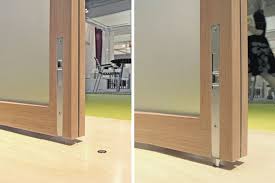 Specially Designed Bolt Extends 1 1 2 To Help Stabilize Doors Strike Is Flush With The Top Of Fin Sliding Door Room Dividers Room Divider Doors Sliding Doors