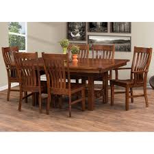 Daniel's amish ® collection specializes in creating custom furniture perfectly suited for every taste and style. Trailway Amish Sutter Mills 7 Piece Customizable Dining Set Prime Brothers Furniture Dining 7 Or More Piece Sets