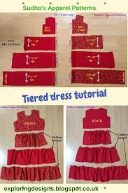 Pin By Inga Ragana On Kids Wear Girls Dress Sewing Patterns Girl Dress Patterns Tiered Dress Tutorial