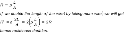 If The Length Of A Wire Is Doubled By Taking More Of Wire, What Happens To  Its Resistance? - Youtube