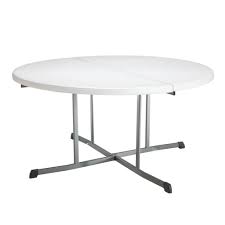 Lifetime White Granite Round Folding Table 25402 The Home Depot Round Folding Table Folding Table White Granite