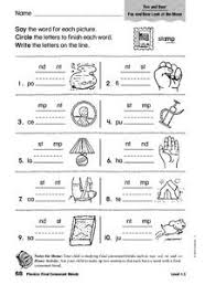 Preschool, prep, grade 1 and 2. Consonant Blend Lesson Plans Worksheets Lesson Planet