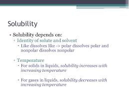 Temperature dependence of salt solubility lab purpose. Unit Eleven Solutions Solutions A Solution Is A Homogeneous Mixture Of Two Or More Substances Homogeneous Uniform Characteristics Throughout Heterogeneous Ppt Download