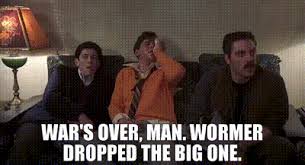 YARN | War's over, man. Wormer dropped the big one. | Animal House (1978) |  Video clips by quotes | f5231252 | 紗