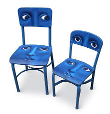 Faces On Chairs Original Hand Painted Chairs Painted Chairs Painting Old Chairs Hand Painted Chairs