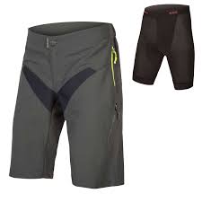 singletrack baggy cycling short with liner endurasport