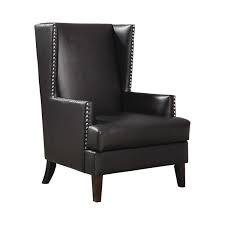 Dining chairs, kitchen chairs, accent chairs, contemporary chairs, white chairs, black chairs, grey chairs. Coaster Furniture Black Faux Leather Accent Chair The Classy Home