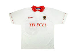 Football Soccer Futbol Slbenfica Olympic 1996 97 Benfica Match Issue Cup Winners Cup Away Shirt In 2020 Vintage Football Shirts Vintage Football Shirts