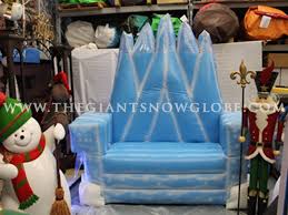 Mu dutch velvet retro high back chair, living room throne chairs, upholstered tufted royal accent armless ottoman with storage function,simply elegant style for living room, bedroom elegant gray. The Giant Snow Globe On Twitter Giant Inflatable Ice Throne Chair Thegiantsnowglobe Christmasprops Christmasevents Eventpros Eventprofs Eventthemeing Themedprops Https T Co Qjda2mibwm