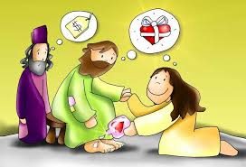La Mujer Que Unge A Jesus Con Perfume Alabastro Mateo 26 6 13 Jesus Cartoon Jesus Artwork Bible Study For Kids