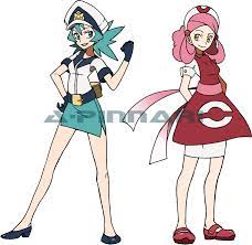 Nurse Grace And Officer Penny By A Pinnari On Deviantart Pokemon Characters Cute Pokemon Pokemon Pictures