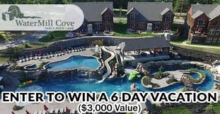 Win A 6 Day 5 Night Stay At The Awesome Water Mill Cove Resort In Branson Mo 3 000 Value Family Resorts Lake Resort Resort