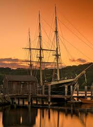 Mystic Seaport Sunset Joseph Conrad Tallship 1882 By T S Photo Art Mystic Seaport Mystic Connecticut Mystic