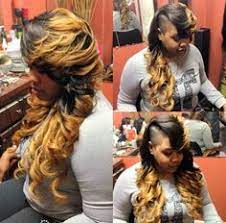 Shaved Side Ombre Weave Hairstyle Weave Hairstyles Hair Styles Hairstyle