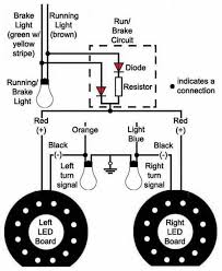If the turn signal works, you know the bulb is fine, so the problem lies elsewhere in the brake light wiring. Motorcycle Rear Running Lights Modification Bareass Choppers Motorcycle Tech Pages