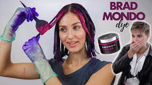 But it's a lot of fun. Dyeing My Hair Purple With Brad Mondo S Dye Youtube