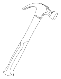 Free printable hammer coloring page, book pdf file. Hammer Claw Clipart Black And White Google Search Black And White Google Clipart Black And White Clip Art