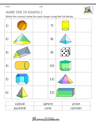 Some of the worksheets displayed are identifying 2 d shapes, grade 2 geometry work, shape and space 2d and 3d, write the name of the solid figure that each object looks, work 6 gener, sorting 2 d and 3 d shapes bs1, practice. 3d Shapes Worksheets 2nd Grade