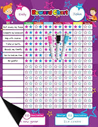Behavior reward chart for adults. Amazon Com Magnetic Reward Behavior Star Chore Chart For One Or Two Kids 17 X 13 Includes 3 Color Dry Erase Markers Pink Blue Black Flexible Chart With Full Magnet Backing For