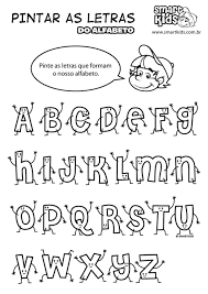 Desenhos para colorir de letras. 40 Letras Do Alfabeto Para Colorir E Imprimir Gratis