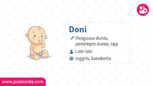 Ada berbagai macam makanan yang potensial untuk dijual. Arti Nama Doni Posbunda