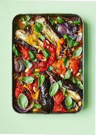 Easy Escalivada Recipe One Tin Catalan Roasted Vegetable Salad Recipe Ottolenghi Recipes Recipes Roasted Vegetable Salad