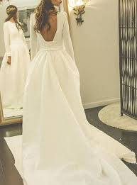Long Wedding Dresses Backless Wedding Dresses Wedding Dresses With Long Sleeves Elegant Wedding Gown Speical Wedd Hochzeit Kleidung Winter Hochzeit Kleidung
