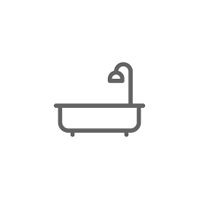 Bathtub Icon Design Bathtub Hotel Bathroom Sink Bath Icon Logo Symbol Vector Design Instagram Highlight Icons Icon Instagram Icons
