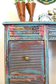 How To Decoupage A Desk Refunk My Junk Funky Furniture Decoupage Furniture Painted Furniture
