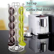 Coffee machine and capsule storage. Generic Mrosaa 1pc 24 Cup Nespresso Coffee Pod Holder Rotating Rack Coffee Capsule Stand Dolce Gusto Capsules Storage Shelves Organization Case Price In Egypt Jumia Egypt Kanbkam