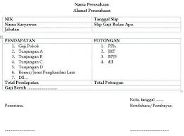 Open the document with microsoft office and start the transfer. Contoh Format Gaji Ilmusosial Id