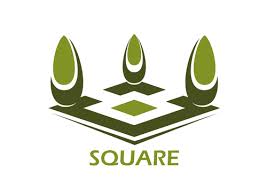 Free garden logo designs designevo logo maker. Square Garden Design Logos Vector Material Free Download