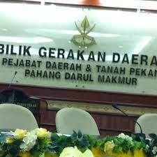 Laman blog pejabat daerah dan tanah seberang perai utara secara tidak rasmi bermula pada 8. Pejabat Daerah Tanah Pekan Pahang