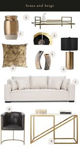 Design Brass Beige Beige Living Rooms Gold Living Room Chic Living Room Furniture