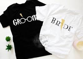 Geeky Bride And Groom Unisex Couple Tshirt And Or Tank Top Set Etsy In 2021 Harry Potter Couples Shirts Groom Shirts Harry Potter Bridal Shower