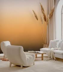 This living room is incredible. Gorgeous Gradient Wallpaper Designs Stylish And Colorful Wall Decorating Ideas