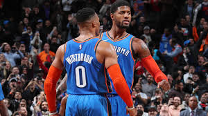 The great collection of paul george wallpapers for desktop, laptop and mobiles. Paul George Und Westbrook Russell Westbrook Tapete 1920x1080 Wallpapertip