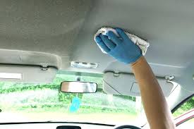 You could buy a kit on the internet and try it yourself. How To Clean A Car Headliner Carcarehunt