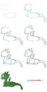 A mighty fire breathing creature will come alive on your sheet of paper. How To Draw A Dragon For Kids Drawing Tutorial Draw Animals For Kids Drawings