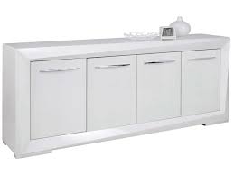 De très nombreux buffets, vaisseliers et bahuts. Buffet 4 Portes Brook Coloris Blanc Buffet Conforama Iziva Com