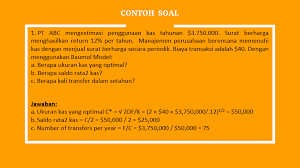 Contoh soal manajemen kas beserta jawabannya. Contoh Soal Manajemen Kas Dan Surat Berharga Bagikan Contoh