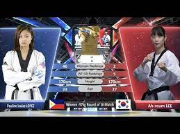 Maybe you would like to learn more about one of these? Pauline Louise Lopez Phi Vs Ah Reum Lee Kor Grand Slam Final 2019 2020 Olympic Qualification Youtube