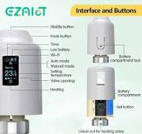 Tuya WiFi Thermostat Radiator Valve Smart TRV Thermostatic Head Heating Temperature Controller No Need Zigbee Alexa Google Home - AliExpress 13