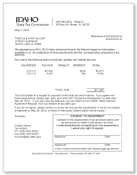 • transaction is specifically exempted from payment of use … Idaho State Tax Commission Adjusted Return Letter Sample 1