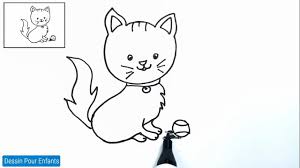 Avec leurs mouvements gracieux, leurs adorables frimousses et leur insolence, ces animaux sont des sujets intéressants. Comment Dessiner Un Chat Facilement Etape Par Etape 1 Dessin Chat Youtube