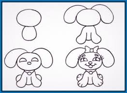 Uno de los animales domésticos más querido por los chicos es el perro. Imagenes De Dibujos Animados Para Dibujar Faciles Paso A Paso
