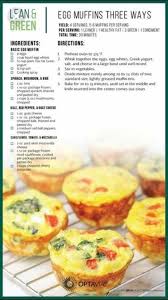 Medifast Egg Muffins Lean And Green Meals Lean Meals Greens Recipe