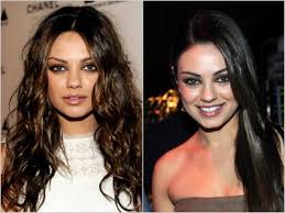 Top 10 Curly Vs Straight Celebrity Makeovers Curly Vs Straight Hair Straight Hair Problems Straight Blonde Hair